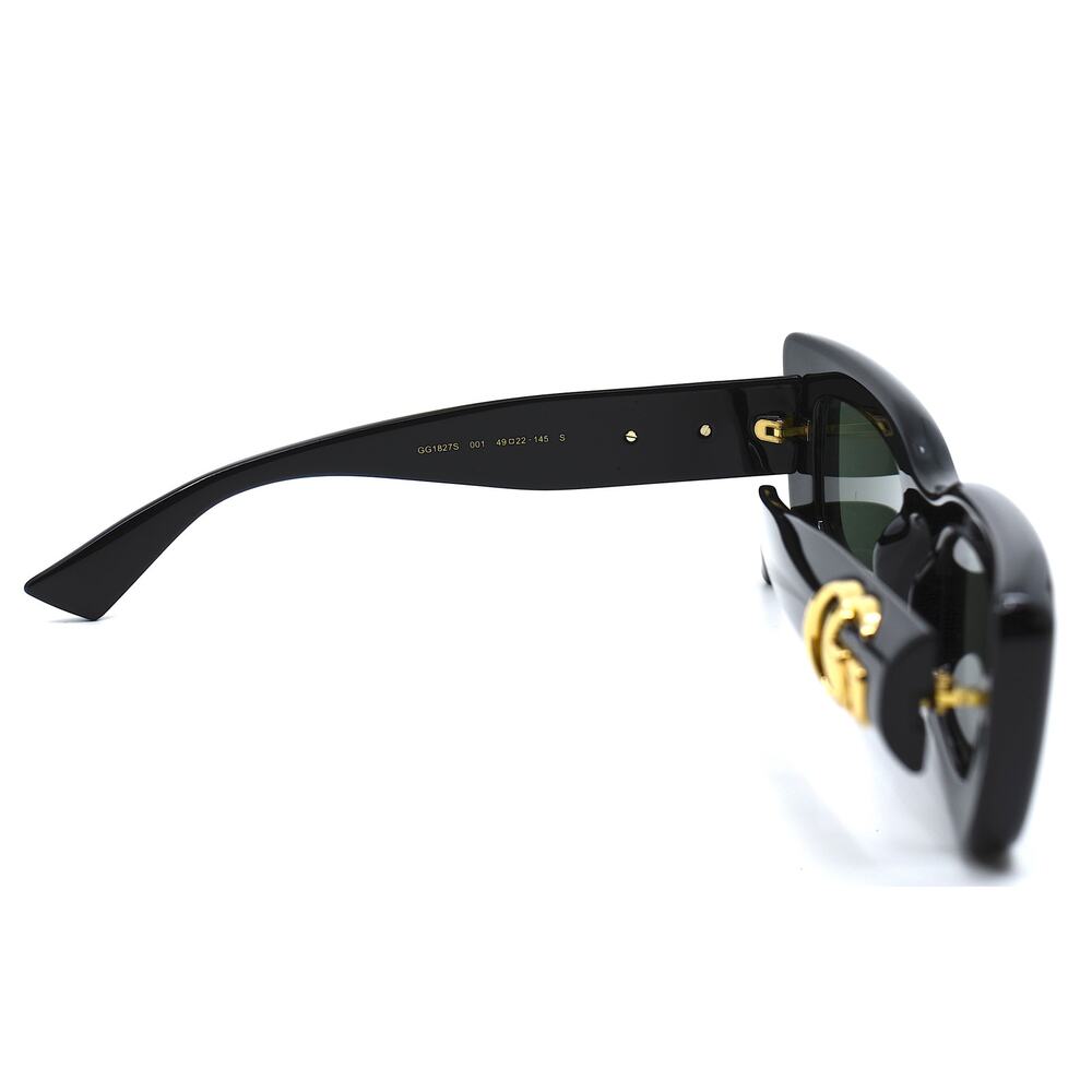 NEW Gucci GG1827S 001 Black Frame Grey Lenses 100% Authentic Sunglasses - Picture 11 of 13